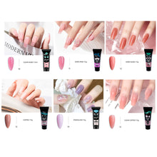 Load image into Gallery viewer, 15ml Nail Art Crystal Extension Glue Poly Gel Paper-free Nail Extension Glue Manicure Tools Manicure Accessories

