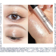 Load image into Gallery viewer, Pearlescent Fine Shimmering Eye Shadow Liquid Waterproof Eye Makeup Brightening Liquid Pearlized Eyeshadow Liquid
