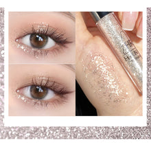 Load image into Gallery viewer, Pearlescent Fine Shimmering Eye Shadow Liquid Waterproof Eye Makeup Brightening Liquid Pearlized Eyeshadow Liquid
