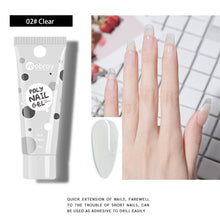 Load image into Gallery viewer, 15ml Nail Art Crystal Extension Glue Poly Gel Paper-free Nail Extension Glue Manicure Tools Nail Art Accessories
