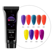Load image into Gallery viewer, 15ml Nail Art Crystal Extension Glue Poly Gel Noctilucent Temperature Change Extension Glue Manicure Tools Nail Accessories

