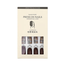 Load image into Gallery viewer, 24pcs/set Multicolor Nail Pieces Nail Patches Detachable Reusable Fake Nails Patches Manicure Art Accessories
