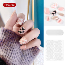 Load image into Gallery viewer, 24pcs/set Multicolor Nail Pieces Fake Nail Patches Detachable Reusable Nails Extensions Nail Art Accessories
