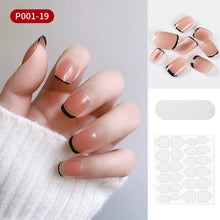 Load image into Gallery viewer, 24pcs/set Multicolor Nail Pieces Fake Nail Patches Detachable Reusable Nails Extensions Nail Art Accessories

