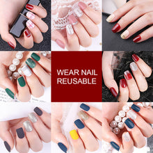 Load image into Gallery viewer, 30pcs/set Multicolor Nail Pieces Nail Patches Detachable Reusable Fake Nails Extensions Manicure Art Accessories
