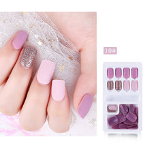 Load image into Gallery viewer, 30pcs/set Multicolor Nail Pieces Nail Patches Detachable Reusable Fake Nails Extensions Manicure Art Accessories
