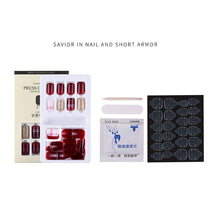 Load image into Gallery viewer, 30pcs/set Multicolor Nail Pieces Nail Patches Detachable Reusable Fake Nails Extensions Manicure Art Accessories
