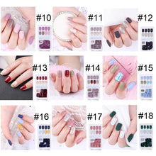 Load image into Gallery viewer, 30pcs/set Multicolor Nail Pieces Nail Patches Detachable Reusable Fake Nails Extensions Manicure Art Accessories
