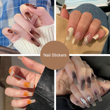 Load image into Gallery viewer, 24pcs/set Multicolor Manicure Nail Pieces Nail Patches Detachable Fake Nails Extensions Nail Art Accessories
