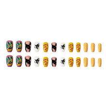 Load image into Gallery viewer, 24pcs/set Multicolor Manicure Nail Pieces Nail Patches Detachable Fake Nails Extensions Nail Art Accessories
