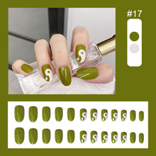 Load image into Gallery viewer, 24pcs/set Multicolor Manicure Nail Pieces Nail Patches Removable Fake Nails Extensions Nail Art Accessories
