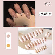Load image into Gallery viewer, 24pcs/set Multicolor Manicure Nail Pieces Nail Patches Removable Fake Nails Extensions Nail Art Accessories
