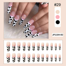 Load image into Gallery viewer, 24pcs/set Multicolor Manicure Nail Pieces Nail Patches Removable Fake Nails Extensions Nail Art Accessories
