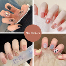 Load image into Gallery viewer, 24pcs/set Multicolor Nail Pieces Fashion Fake Nail Patches Removable Fake Nails Extensions Nail Art Accessories
