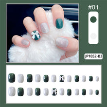 Load image into Gallery viewer, 24pcs/set Multicolor Nail Pieces Fashion Fake Nail Patches Removable Fake Nails Extensions Nail Art Accessories
