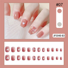 Load image into Gallery viewer, 24pcs/set Multicolor Nail Pieces Fashion Fake Nail Patches Removable Fake Nails Extensions Nail Art Accessories
