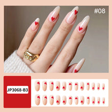 Load image into Gallery viewer, 24pcs/set Nail Pieces Fashion Multicolor Nail Patches Removable Fake Nails Extensions Nail Art Accessories

