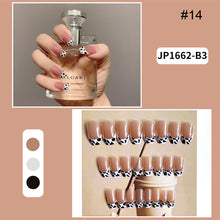 Load image into Gallery viewer, 24pcs/set Nail Pieces Fashion Multicolor Nail Patches Removable Fake Nails Extensions Nail Art Accessories
