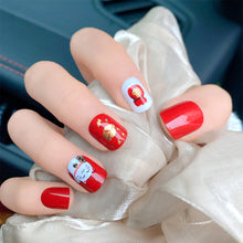 Load image into Gallery viewer, 24pcs/set Matte Multicolor Nail Pieces Fashion Nail Patches Removable Fake Nails Extensions Nail Art Accessories
