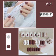Load image into Gallery viewer, 24pcs/set Matte Multicolor Nail Pieces Fashion Nail Patches Removable Fake Nails Extensions Nail Art Accessories
