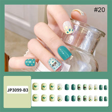 Load image into Gallery viewer, 24pcs/set Matte Multicolor Nail Pieces Fashion Nail Patches Removable Fake Nails Extensions Nail Art Accessories
