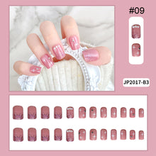 Load image into Gallery viewer, 24pcs/set Multicolor Nail Pieces Fashion Nail Patches Removable Fake Nails Extensions Nail Art Accessories
