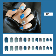 Load image into Gallery viewer, 24pcs/set Multicolor Nail Pieces Fashion Nail Patches Removable Fake Nails Extensions Nail Art Accessories
