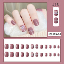 Load image into Gallery viewer, 24pcs/set Multicolor Nail Pieces Fashion Nail Patches Removable Fake Nails Extensions Nail Art Accessories
