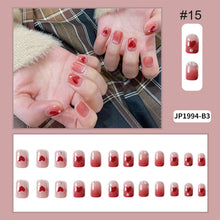 Load image into Gallery viewer, 24pcs/set Multicolor Nail Pieces Fashion Nail Patches Removable Fake Nails Extensions Nail Art Accessories
