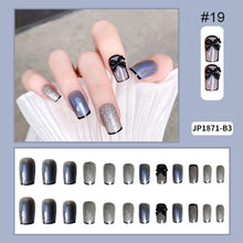Load image into Gallery viewer, 24pcs/set Multicolor Nail Pieces Fashion Nail Patches Removable Fake Nails Extensions Nail Art Accessories
