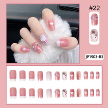Load image into Gallery viewer, 24pcs/set Multicolor Nail Pieces Fashion Nail Patches Removable Fake Nails Extensions Nail Art Accessories
