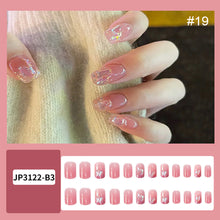Load image into Gallery viewer, 24pcs/set Multicolor Nail Patches Popular Nail Pieces Removable Fake Nails Extensions Nail Art Accessories
