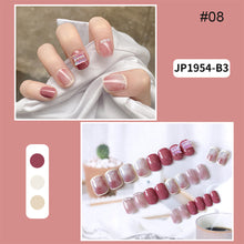 Load image into Gallery viewer, 24pcs/set Multicolor Nail Patches Nail Pieces Removable Fake Nails Extensions Nail Art Accessories
