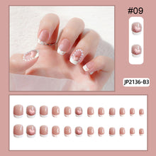 Load image into Gallery viewer, 24pcs/set Multicolor Nail Patches Nail Pieces Removable Fake Nails Extensions Nail Art Accessories

