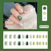 Load image into Gallery viewer, 24pcs/set Nail Pieces Nail Patch Removable Fake Nails Extensions Multicolor Nail Art Accessories
