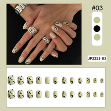 Load image into Gallery viewer, 24pcs/set Nail Pieces Nail Patch Removable Fake Nails Extensions Multicolor Nail Art Accessories
