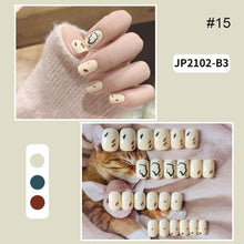Load image into Gallery viewer, 24pcs/set Nail Pieces Nail Patch Removable Fake Nails Extensions Multicolor Nail Art Accessories
