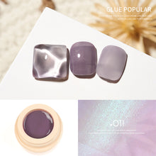 Load image into Gallery viewer, 5ml Solid Canned Ice Muscle Nail Polish Glue Solid Painted Light Therapy Glue Multicolor Nail Glue Nail Accessories
