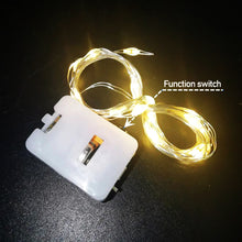 Load image into Gallery viewer, 1/2/3m LED String Lights Copper Silver Wire Garland Light Waterproof Fairy Lights For Christmas Wedding Party Decoration
