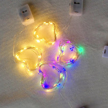 Load image into Gallery viewer, 1/2/3m LED String Lights Copper Silver Wire Garland Light Waterproof Fairy Lights For Christmas Wedding Party Decoration
