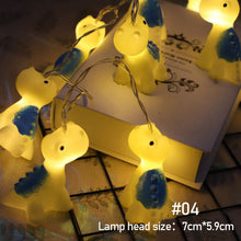 Load image into Gallery viewer, Cartoon Unicorn LED Light String Animal String Fairy Light Battery For Baby Children Room Decoration Indoor Wedding Party Decoration
