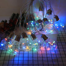 Load image into Gallery viewer, 3/6m LED String Lights Bulb Shaped Christmas Fairy Lights Outdoor Garden Xmas Wedding Lamp Christmas Decoration
