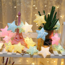 Load image into Gallery viewer, 1.5m/3m/6m Star Shape Light String Fairy Lights LED Star Light String For Indoor Outdoor Decor Christmas Wedding Party Decoration
