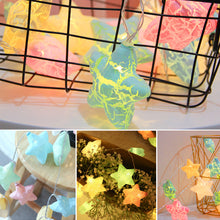 Load image into Gallery viewer, 1.5m/3m/6m Star Shape Light String Fairy Lights LED Star Light String For Indoor Outdoor Decor Christmas Wedding Party Decoration
