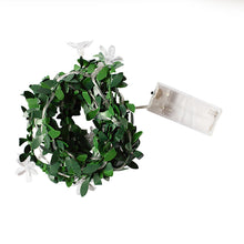 Load image into Gallery viewer, Cherry Blossom String Light Garland Leaves Fairy Christmas Wedding Party Table Decor Light Battery Operated Vine String Light
