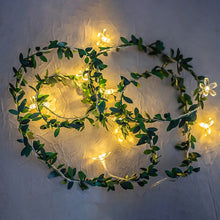 Load image into Gallery viewer, Cherry Blossom String Light Garland Leaves Fairy Christmas Wedding Party Table Decor Light USB Vine String Light
