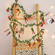 Load image into Gallery viewer, Flower String Light Garland Leaves Fairy Christmas Wedding Party Table Decor Light Battery Operated Vine String Light
