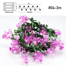 Load image into Gallery viewer, Flower String Light Garland Leaves Fairy Christmas Wedding Party Table Decor Light Battery Operated Vine String Light
