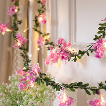 Load image into Gallery viewer, Flower String Light Garland Leaves Fairy Christmas Wedding Party Table Decor Light USB Vine String Light
