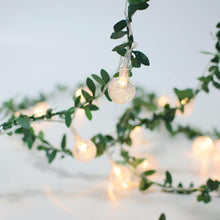 Load image into Gallery viewer, Bubble Ball String Light Garland Leaves Fairy Christmas Wedding Party Table Decor Light USB Vine String Light
